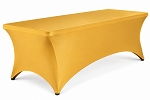 Gold 8FT Spandex fitted tablecloths